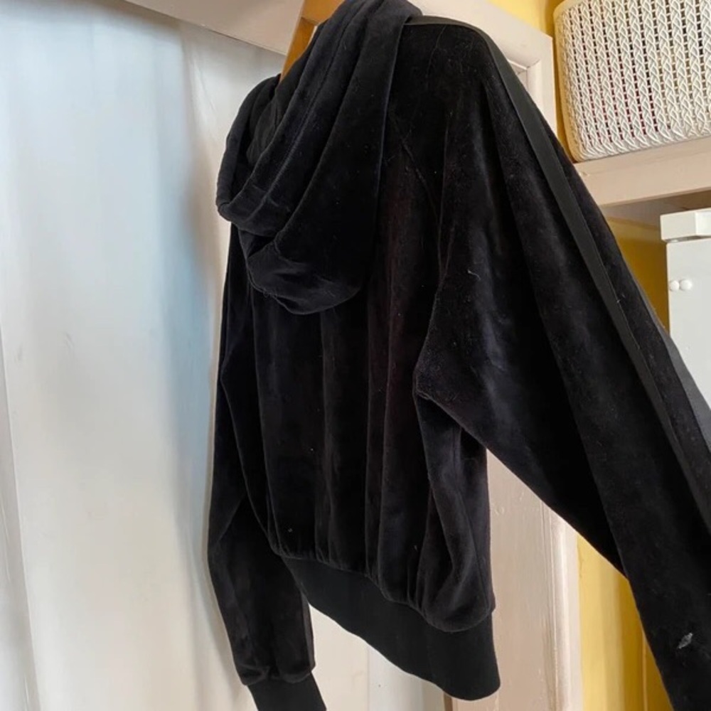 Adidas Black Hoodie with Zip Closure - Picture 3 of 5